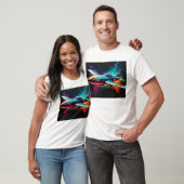 Laat je levendige geest los met onze Radiant Pulse T-shirt (Unisex)