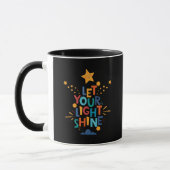 Laat je licht inspireren mok (Links)
