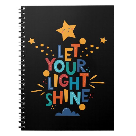 Laat je licht inspireren notitieboek (Voorkant)