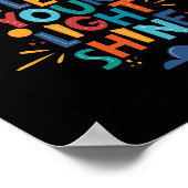Laat je licht inspireren poster (Hoek)