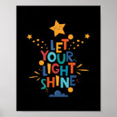 Laat je licht inspireren poster (Voorkant)