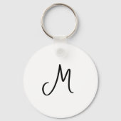 Laat je licht schijnen bloemen en zon monogram sleutelhanger (Achterkant)