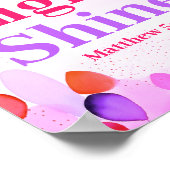 Laat je licht schijnen Boho Christelijke Teen Girl Poster (Hoek)