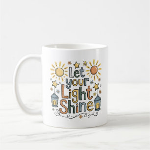 Laat je licht schijnen Christelijke koffie Mok