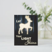 Laat je Licht schijnen Feestdagenkaart (Staand voorkant)