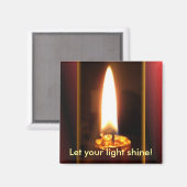 Laat je licht schijnen! magneet (Voorkant / Achterkant)