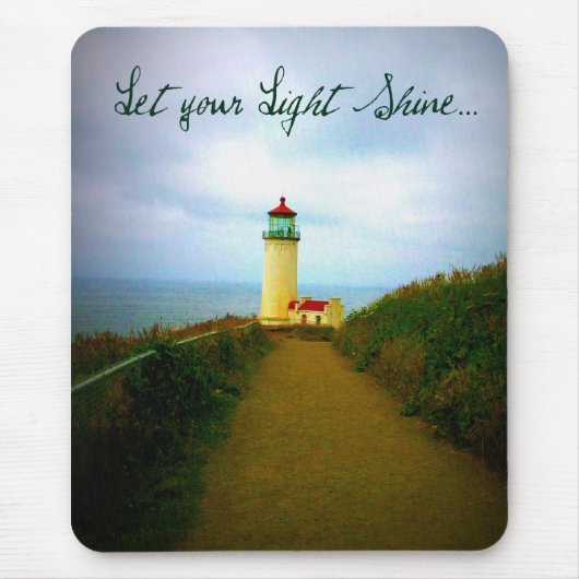 Laat je licht schijnen... muismat (Voorkant)