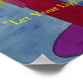 "Laat je licht schijnen" Poster (Hoek)