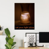 "Laat je licht schijnen" poster (Thuiskantoor)