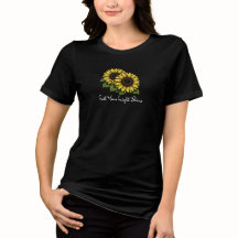 Laat Je Licht Schijnen Sunflower Dames T-shirt