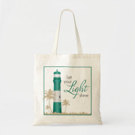 "Laat je licht schijnen!" Tas vuurtoren Groen