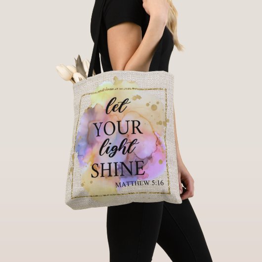 Laat je licht schijnen tote bag (Dichtbij)