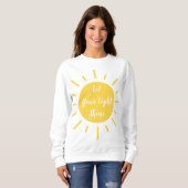 Laat je licht stralen Matthew 5:16 sweatshirt (Voorkant volledig)