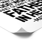 Laat je licht voor anderen schijnen, Matthew 5:16 Poster (Hoek)