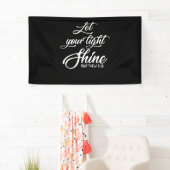 Laat je licht zien, Matthew Christelijk Spandoek (Insitu)