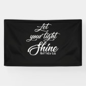 Laat je licht zien, Matthew Christelijk Spandoek (Horizontaal)