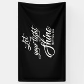 Laat je licht zien, Matthew Christelijk Spandoek (Verticaal)