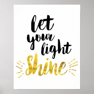Laat je lichte kunst afdrukken poster