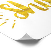 Laat je lichte kunst afdrukken poster (Hoek)