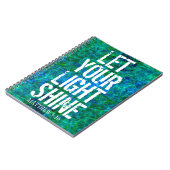 LAAT JE LICHTE SCHIJN LATEN ZIEN NOTITIEBOEK (Linkerzijde)