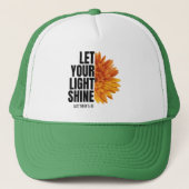 LAAT JE LICHTE SCHIJN TRUCKER HAT TRUCKER PET (Voorkant)