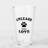 Laat je liefde los | Aanbestedingsofferte voor hon Glas (Voorkant)