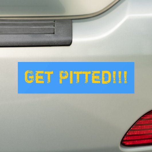 Laat je los!!! bumpersticker (Op auto)