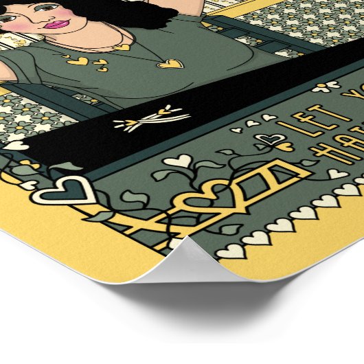 Laat je lucht omlaag_C_8x10 Poster (Hoek)