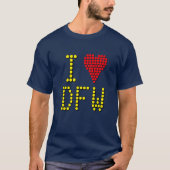 Laat je luchthavencode-liefde zien T-shirt (Voorkant)