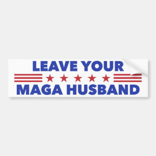 Laat je MAGA-man achter Bumpersticker
