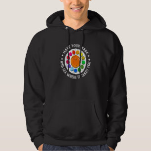 Laat je Mark Dot Day zien waar het je heen brengt Hoodie