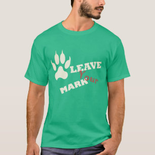Laat je Mark Lion Paw-printer T-Shirt afdrukken