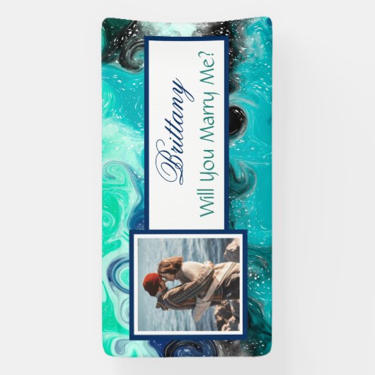 Laat je me de Banner van het Aangepaste naamvoorst (Verticaal)