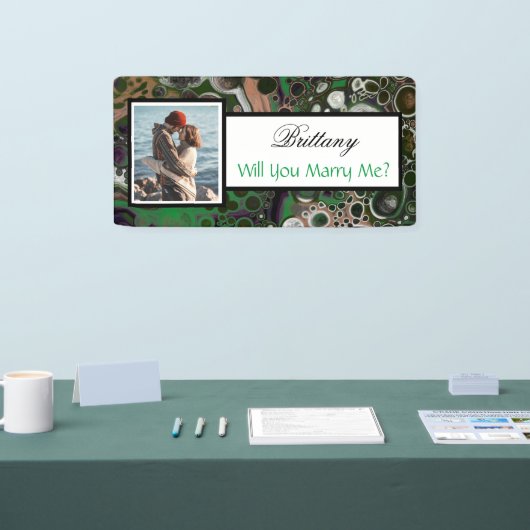 Laat je me de Banner van het Aangepaste naamvoorst (Beurs)