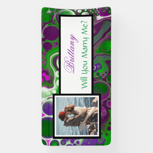 Laat je me de Banner van het Aangepaste naamvoorst (Verticaal)