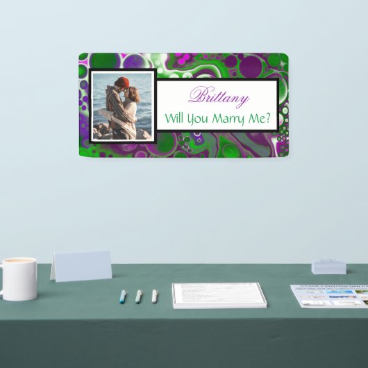 Laat je me de Banner van het Aangepaste naamvoorst (Beurs)