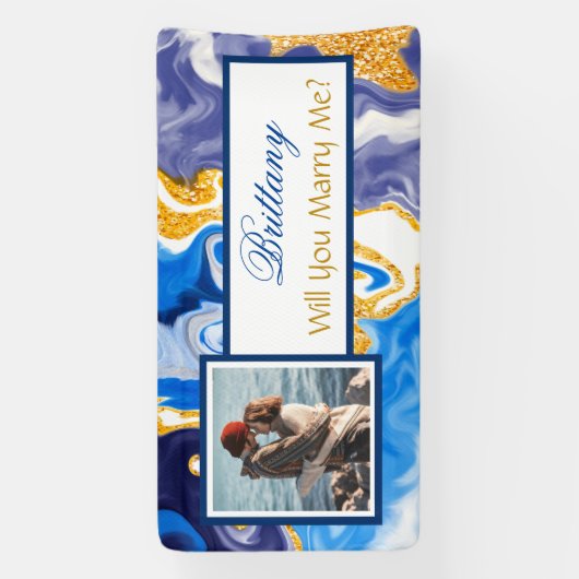 Laat je me de Banner van het Aangepaste naamvoorst (Verticaal)