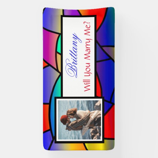 Laat je me de Banner van het Aangepaste naamvoorst (Verticaal)