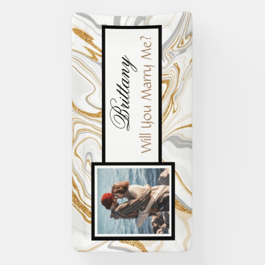 Laat je me de Banner van het Aangepaste naamvoorst (Verticaal)