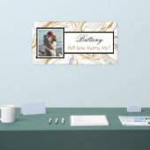 Laat je me de Banner van het Aangepaste naamvoorst (Beurs)