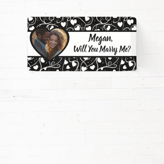 Laat je me een aangepast naamvoorstel zien spandoek (Insitu)