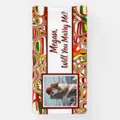 Laat je me een aangepast naamvoorstel zien spandoek (Verticaal)