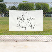 Laat je me een aangepast naamvoorstel zien spandoek (Insitu)