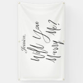 Laat je me een aangepast naamvoorstel zien spandoek (Verticaal)