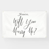 Laat je me een aangepast naamvoorstel zien spandoek (Horizontaal)