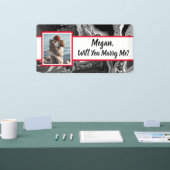 Laat je me een aangepast naamvoorstel zien spandoek (Beurs)