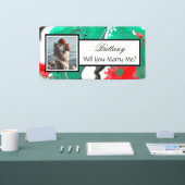 Laat je me een aangepast naamvoorstel zien spandoek (Beurs)