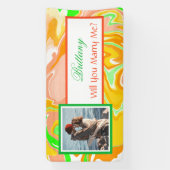 Laat je me een aangepast naamvoorstel zien spandoek (Verticaal)