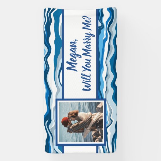 Laat je me een aangepast naamvoorstel zien spandoek (Verticaal)