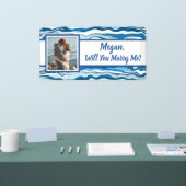 Laat je me een aangepast naamvoorstel zien spandoek (Beurs)